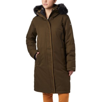 Columbia Hillsdale Parka, Chamarras Verde Oliva Para Mujer | 680125-VFZ